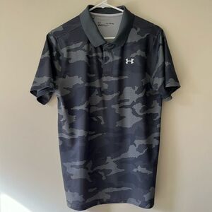Under Armour gray youth boys XL polo.
